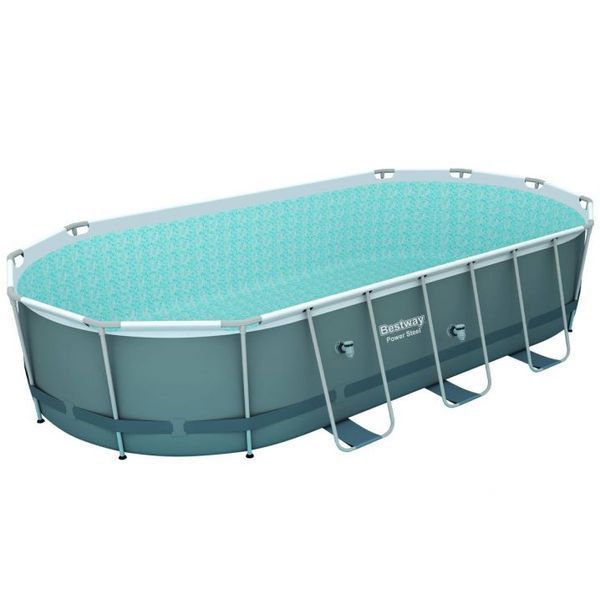 Каркасный бассейн Bestway 56710 (549 х 274 х 122 , карт. фильтр, лестница, тент) 20854 фото