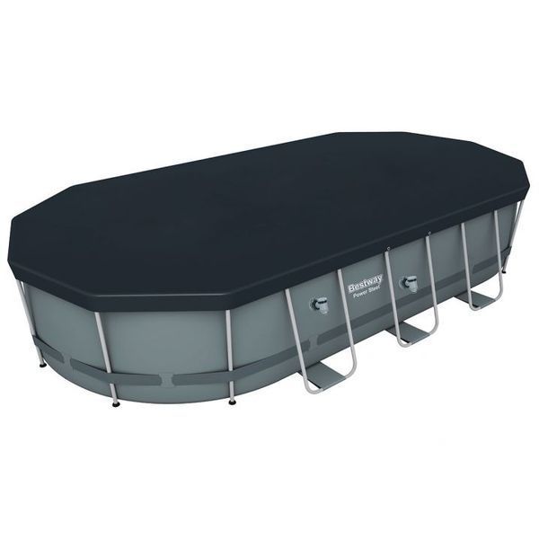 Каркасный бассейн Bestway 56710 (549 х 274 х 122 , карт. фильтр, лестница, тент) 20854 фото