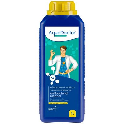 Универсальное средство для очистки поверхностей AquaDoctor AB Antibacterial Cleaner 1л 27778 фото