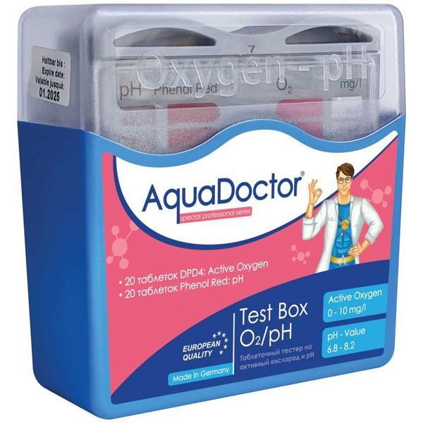 Тестер AquaDoctor Test Box O2/pH 23545 фото